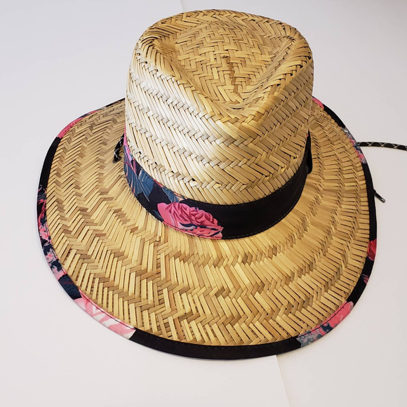 Steve Madden Accessories - Steve Madden Women's One Size Wide Brim Floral Sun Hat